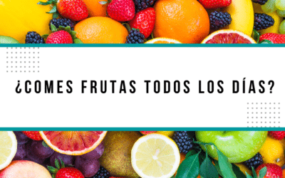 ¿Comes frutas todos los días?